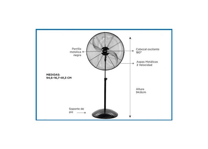 Ventilador industrial liliana 32