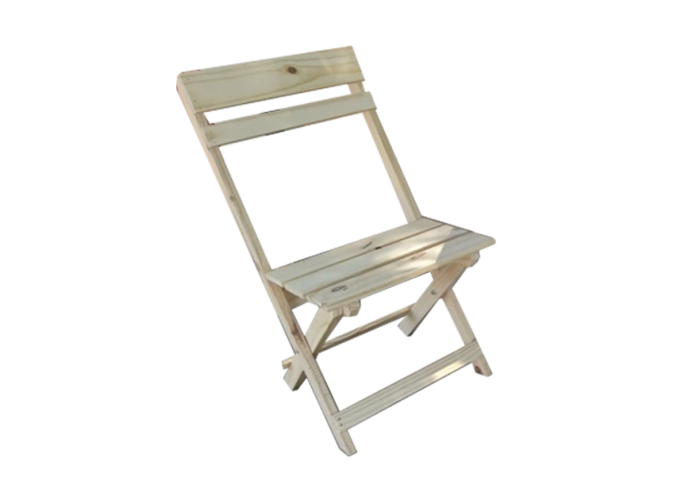 Mesa pino plegable + sillas