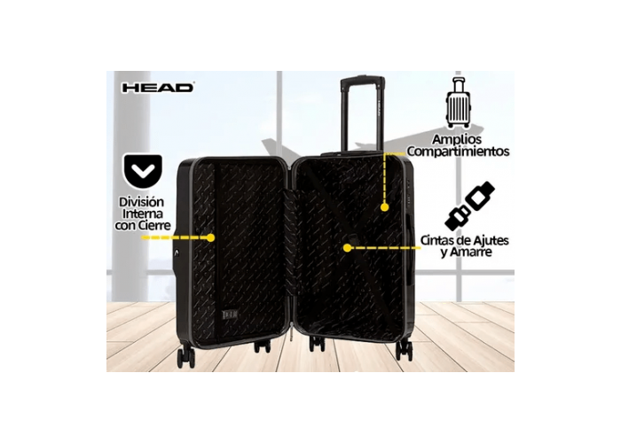 Amacar | Set valijas head 26555 (rojo) 20\