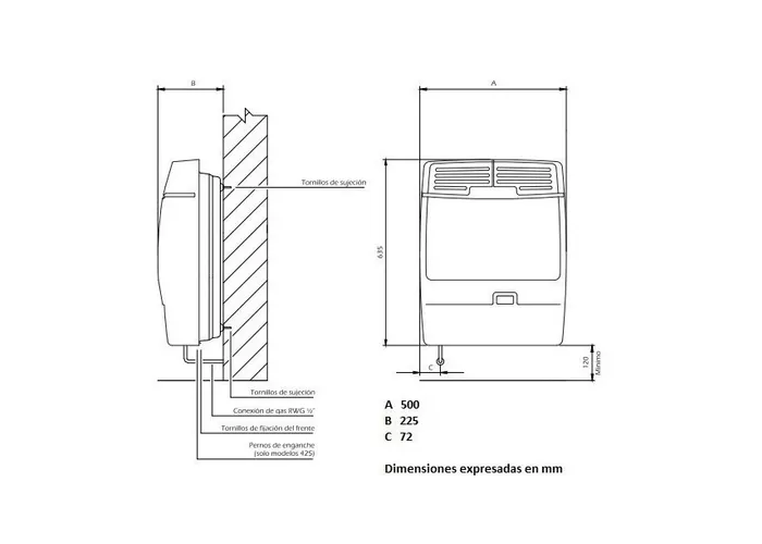 Calefactor volcan 4000 s/t (43516)