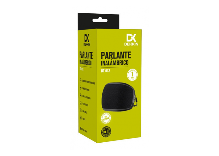 Parlante bluetooth dekkin acc-bt-012ne