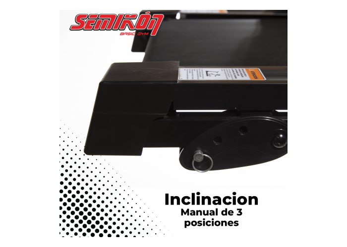 Cinta de caminar semikon te-006d/2ha motor 1.5hp