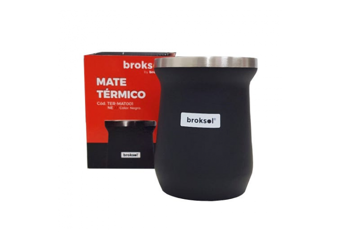 Mate termico broksol acero inox (ter-mat001ne)