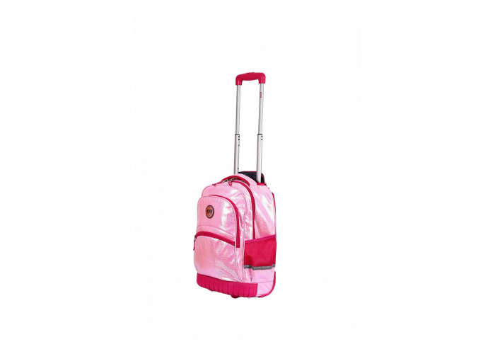 Mochila c/carro 1 div 6448a rosa