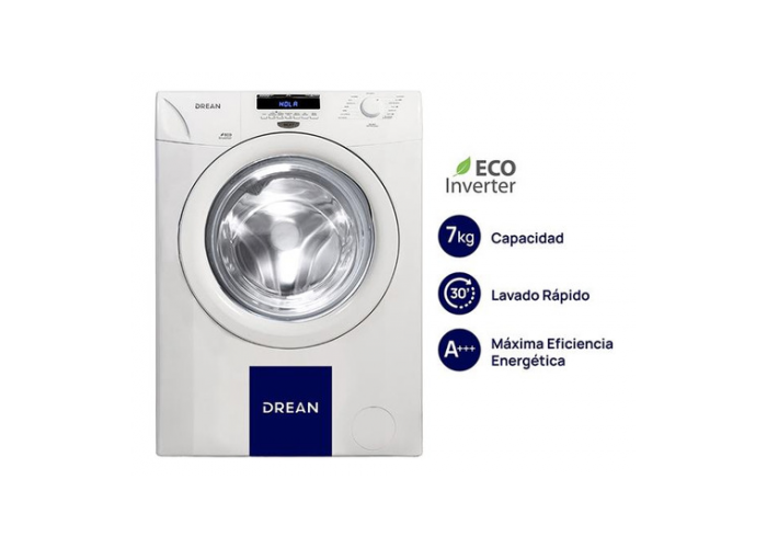 Lavarropas dream 0710sbd 7kg inverter