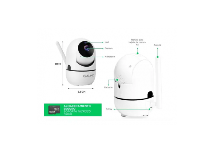 Camara de seguridad gadnic p2p0009