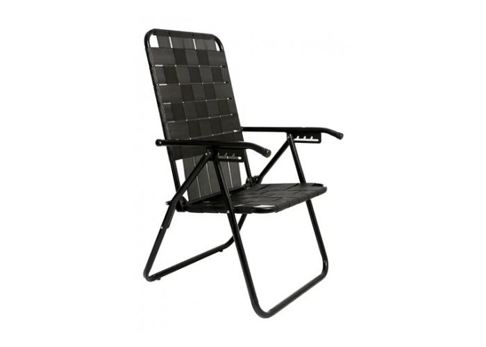 Reposera descansar black  5 posiciones (80042)