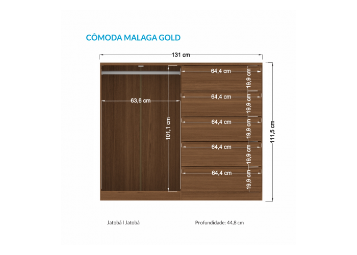 Comoda malaga gold 2.5