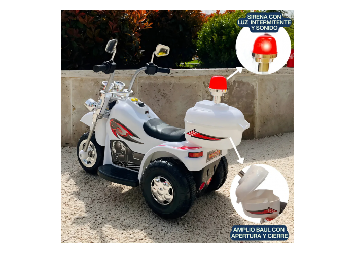 Moto a bateria chopera 6v  5023