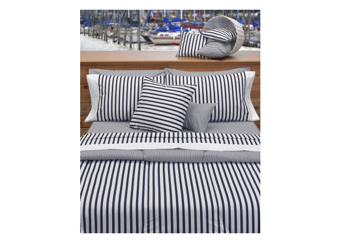 Jgo de sabanas nautica estampada full percal (140*x1.90x30)
