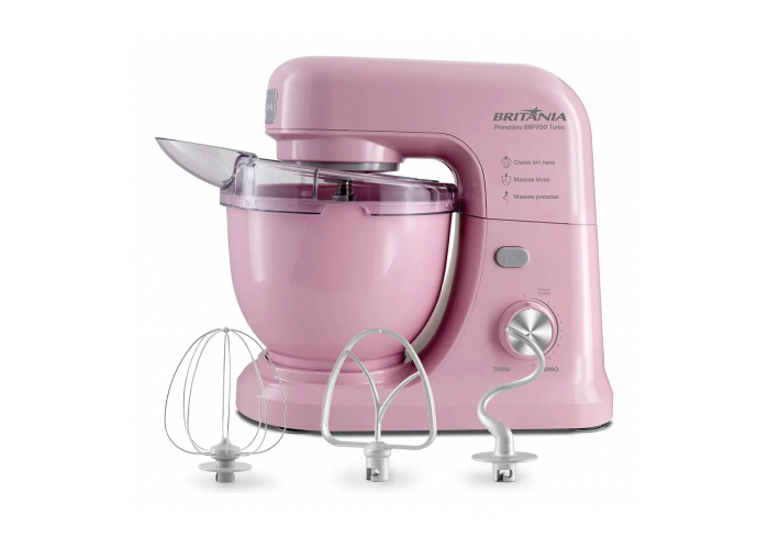 Batidora planetaria britania bbp700v rosa
