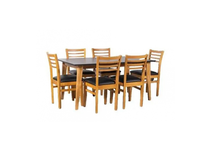 Juego de comedor moderno 1.30 + 4 silla rissin combi