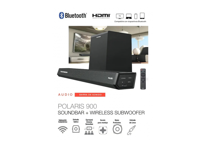 Barra de sonido polaris 900 telefunken