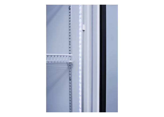 Exhibidora vertical doble puerta 950lts teora
