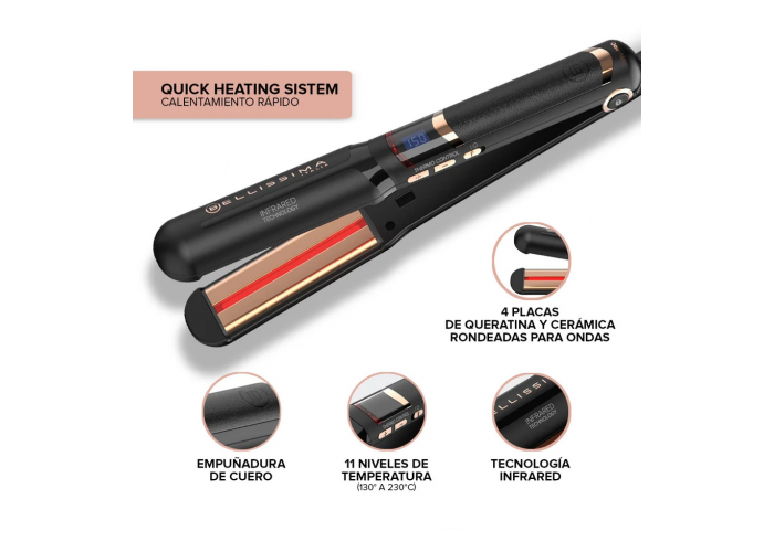 Plancha de cabellos bellisima b8-200