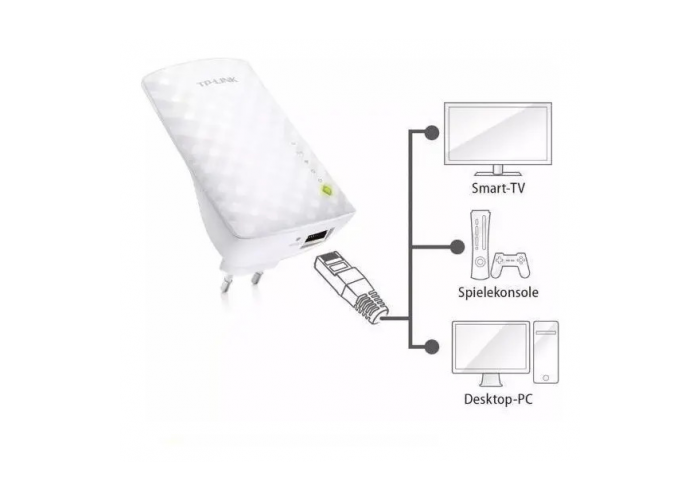 Extensor de wifi tp link re200 (doble banda ac750)