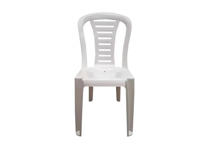 Silla praga plastica blanca